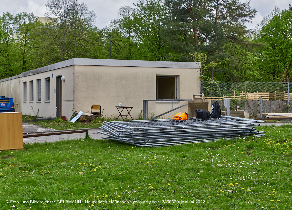 04.05.2022 - Baustelle am Haus für Kinder in Neuperlach